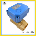 dn25 dn20 dn15 CWX-60p 3 way motorized ball valve for irrigation dump valve